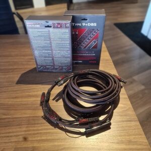 AudioQuest Type-9 DBS luidsprekerkabel 2x 4 meter (retour)